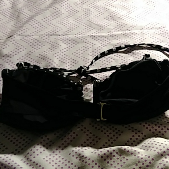 Catalina Bathing Suit Top Black/White M - Picture 4 of 7